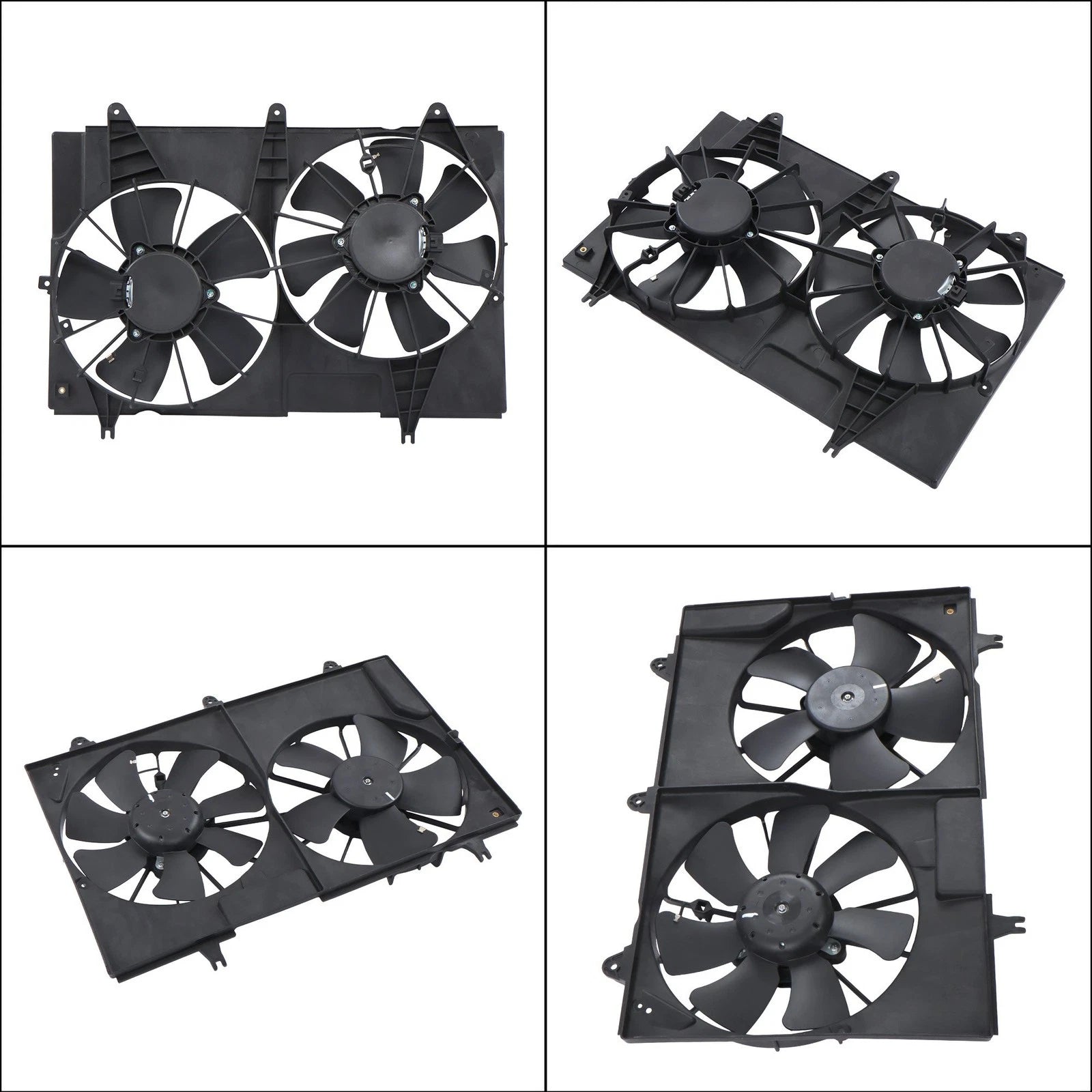 Dual Engine Cooling Fan Assembly for Cadillac CTS V6 3.2L (2003–2004) 25740113