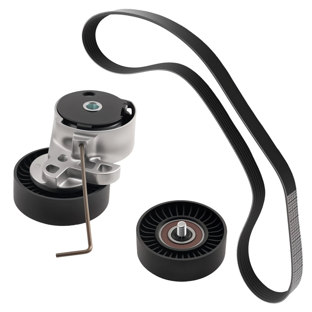 Serpentine Belt Tensioner Pulley Kit for Volvo S80 (2008–2015)