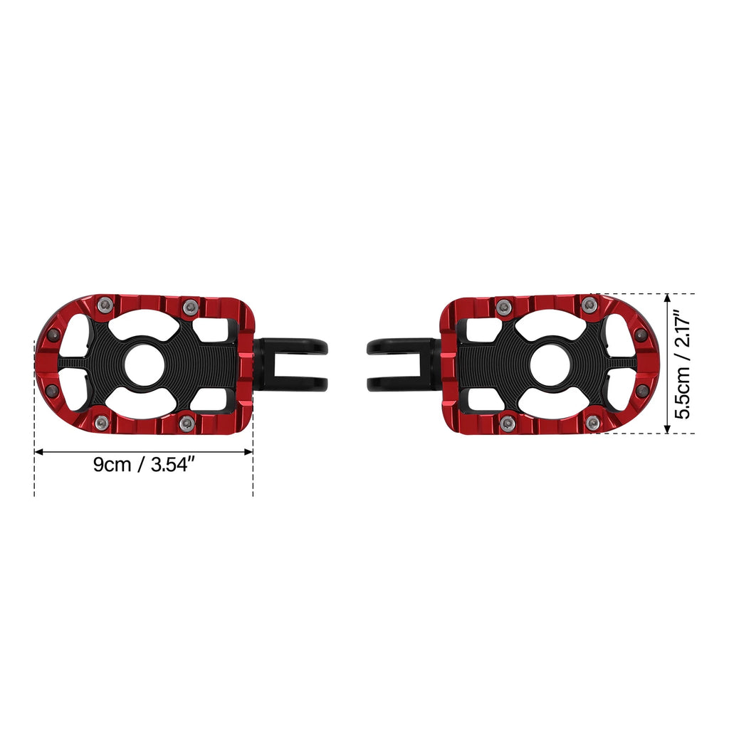 Footpegs & Bracket for Harley Davidson Softail (2018–2023) Black Red