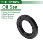 Set of 5 Oil Seals NBR Rubber 38x62x8mm for Automotive Applications