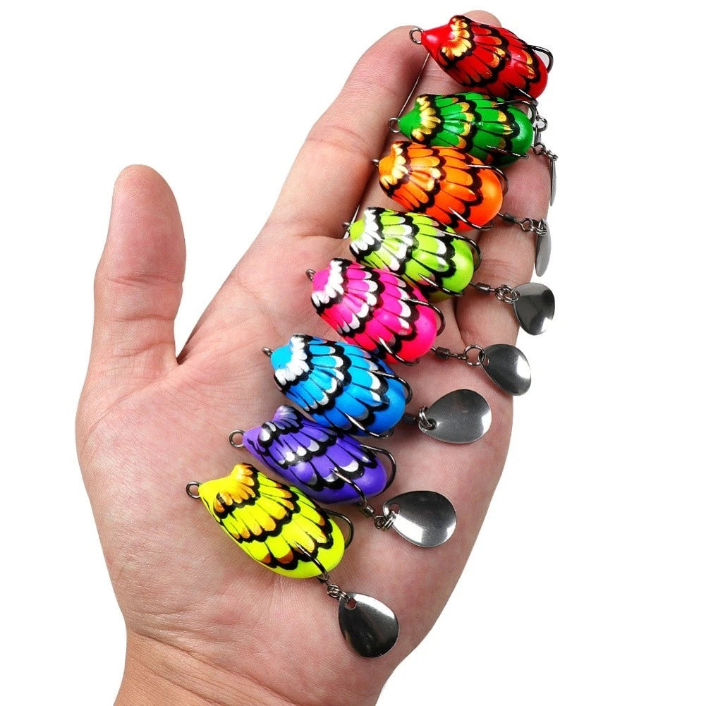 Bass Snakehead Topwater Frog Lure for Fishing (4cm, 5g)