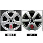 Set of 4 Wheel Skins Hub Caps for Toyota RAV4 (2006–2012)