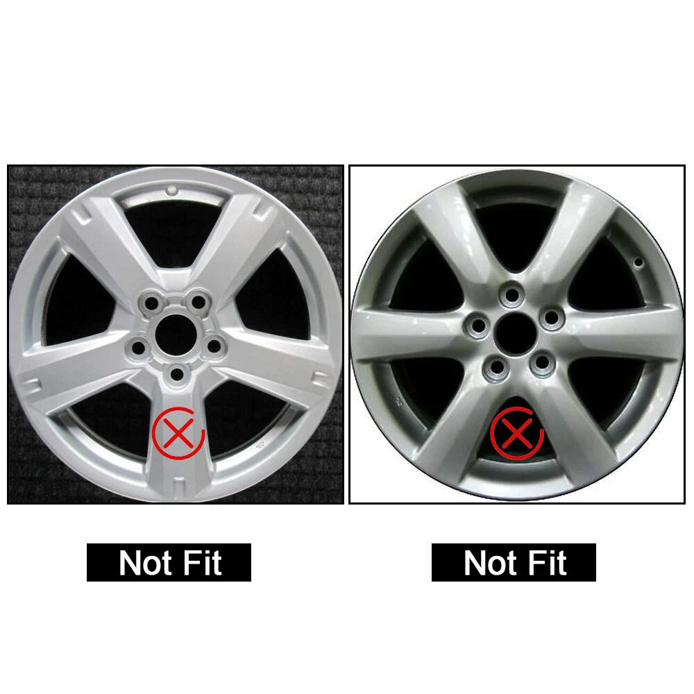 Set of 4 Wheel Skins Hub Caps for Toyota RAV4 (2006–2012)