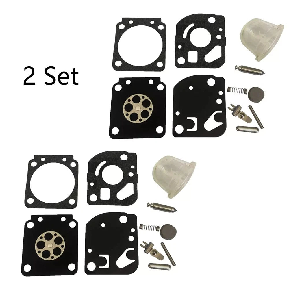 Set of 2 Carburetor Gasket Kit for Zama RB-115 C1U-W18 C1U-W18A C1U-W24