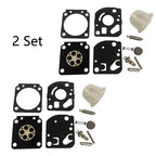 Set of 2 Carburetor Gasket Kit for Zama RB-115 C1U-W18 C1U-W18A C1U-W24