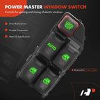Front Left Power Window Switch for Chevrolet Malibu (1997-2003)