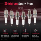 Set of 6 Iridium Spark Plugs for Toyota 4Runner (1996–2002) 4056489068
