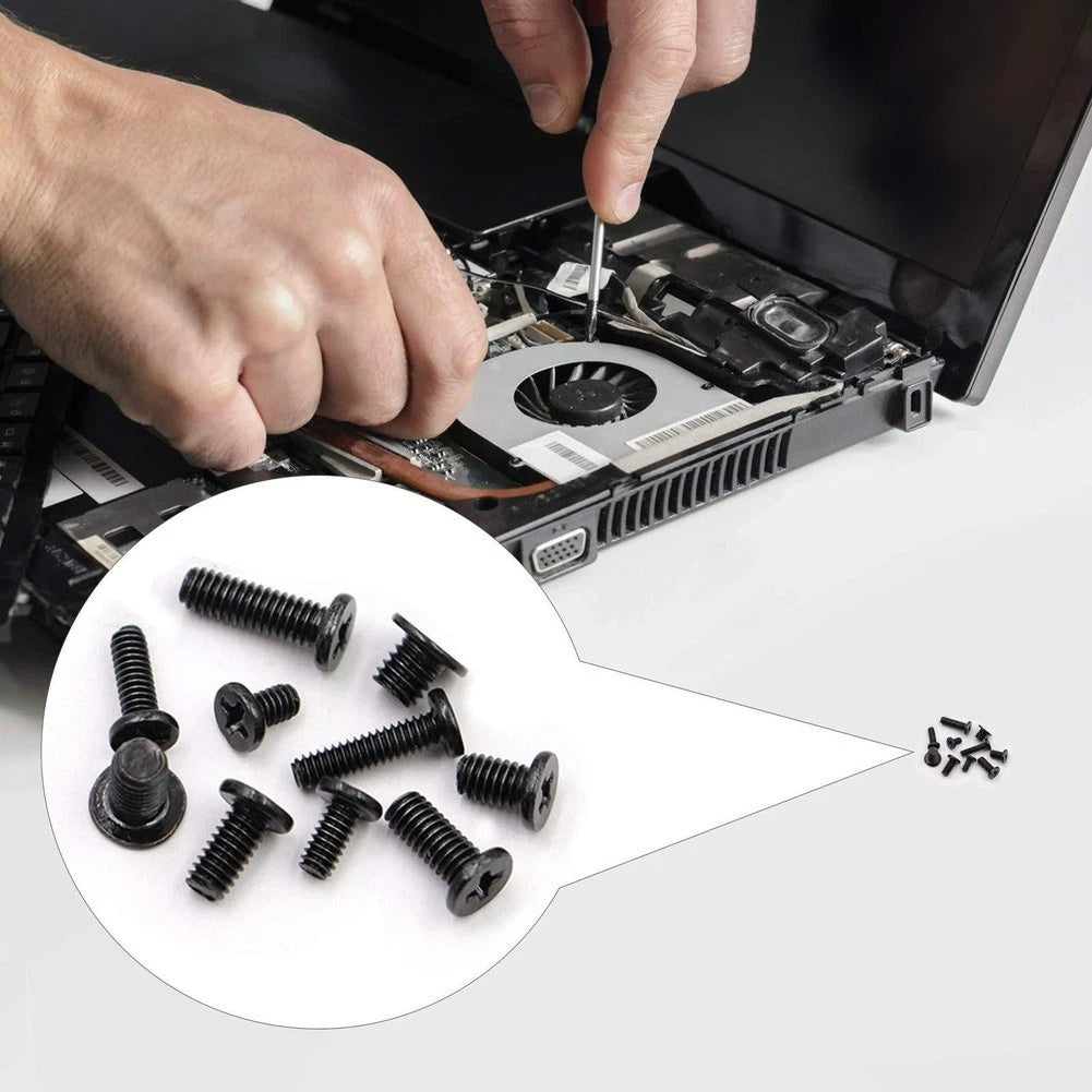 680pcs Black Zinc Coated M2 Screws for M3 Cross CM (Device Maintenance)