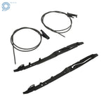 Set of 2 Sunroof Glass Cables and Track Assembly for Ford F150 (2015–2020)