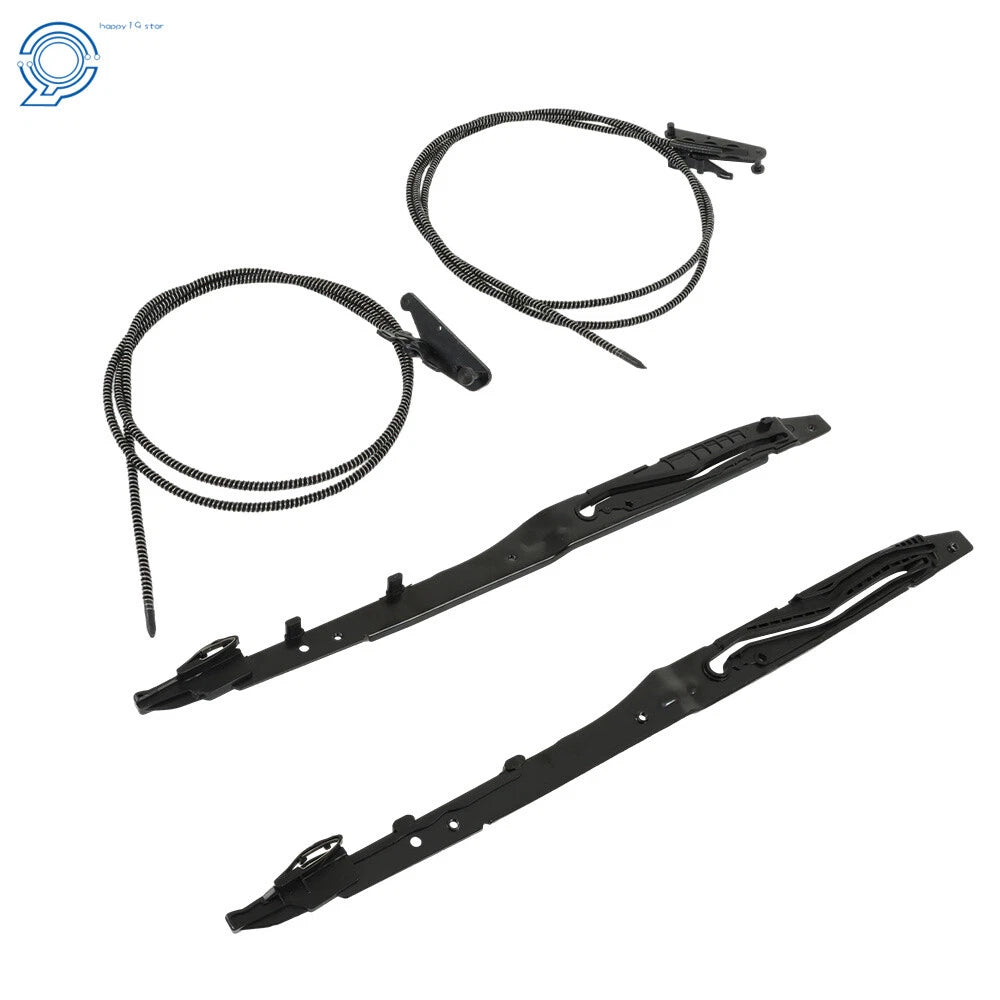Set of 2 Sunroof Glass Cables and Track Assembly for Ford F150 (2015–2020)