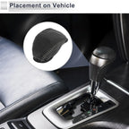 1 Pc Gear Shift Knob Cover for Toyota RAV4 (2019–2024) Pebbled Black Gray