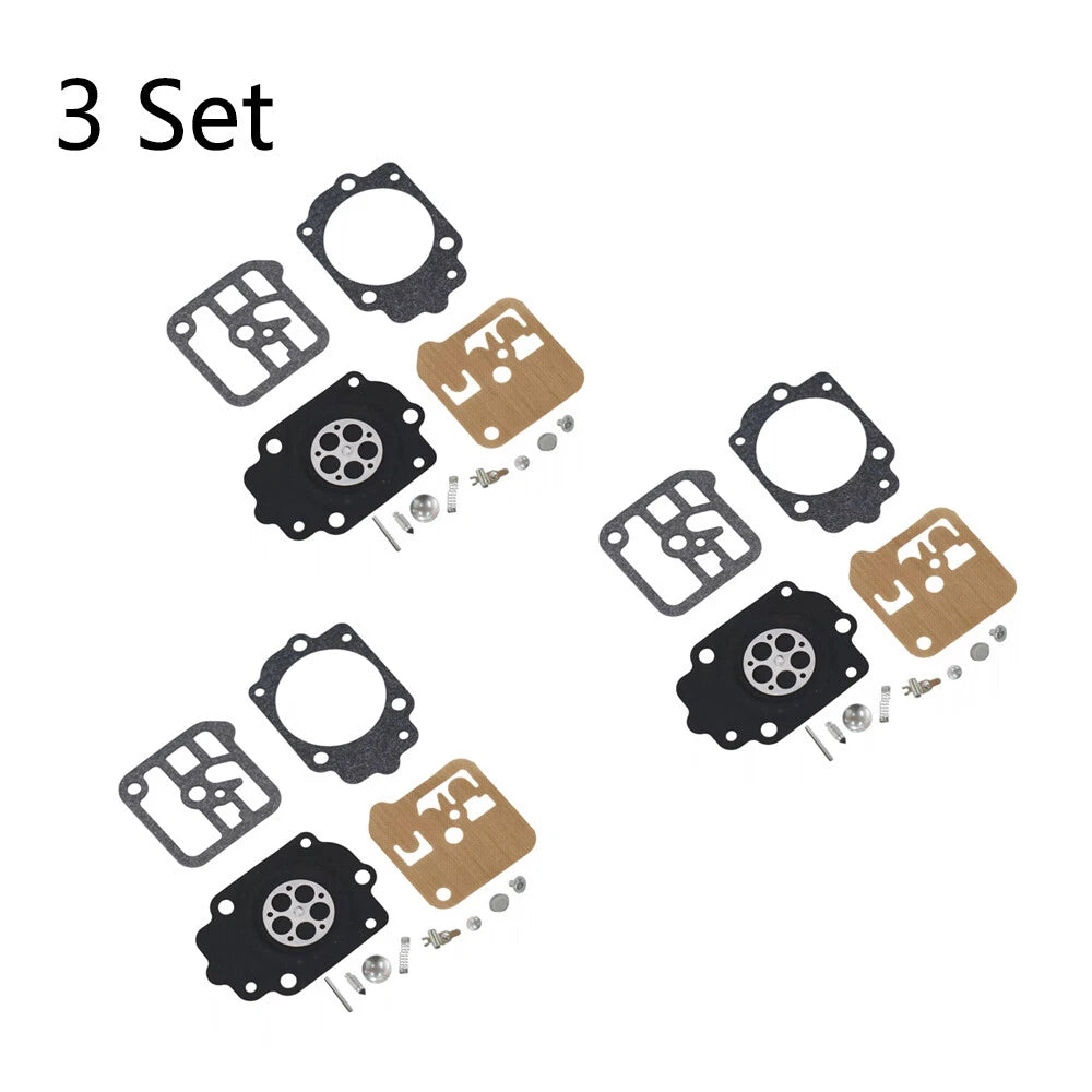 Set of 3 Carburetor Repair Kits for Stihl 038 BH23 (RK-1HE)