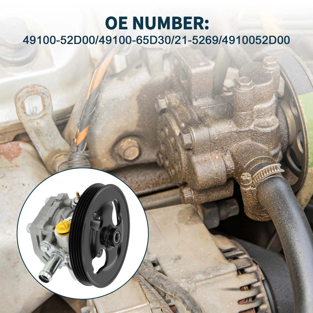 Power Steering Pump with Pulley for Chevrolet Tracker (2001–2004) No.49100-65D30