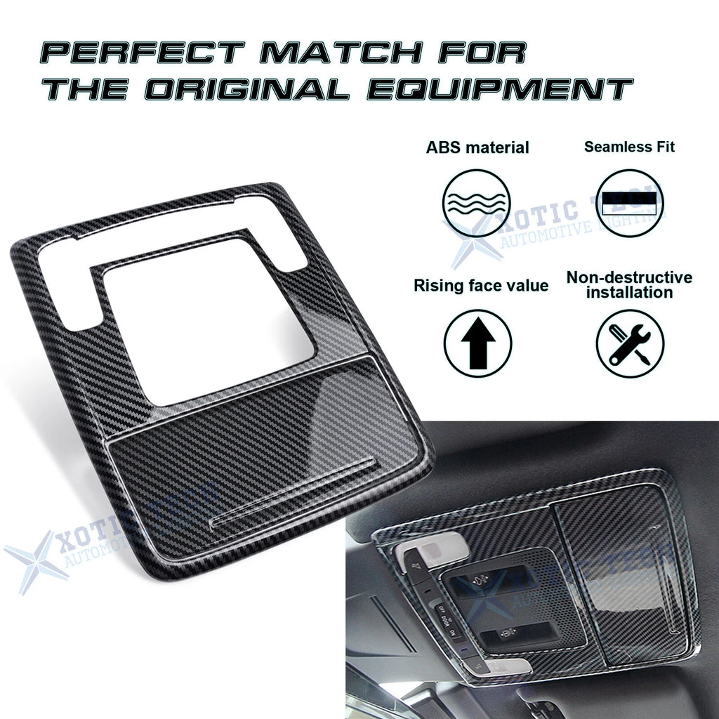 Carbon Fiber Pattern Reading Light Cover Trim for Honda Civic 2022-2025