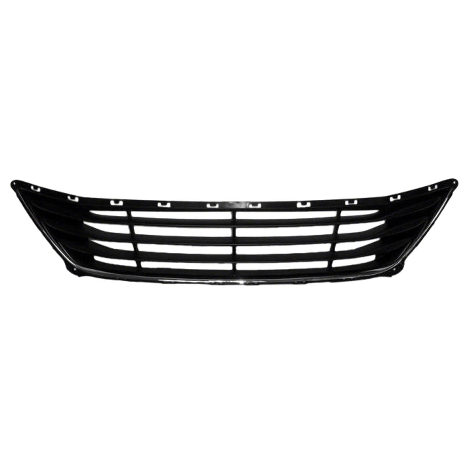 Replacement TPO Plastic Bumper Cover Grille w/Chrome Outer Molding