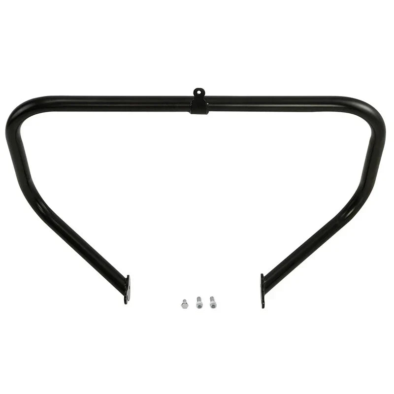 Black Highway Engine Guard Crash Bar Footpeg for Harley Electra Glide (09-24)