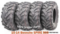 Set of 4 Solid Mud Tires 25X8X12 25X10X12 for Bennche Spire 800 (2010–2014)