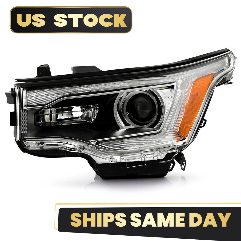 T3W Headlight for GMC Acadia SL (2017–2019) Left Driver Halogen DRL
