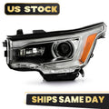 T3W Headlight for GMC Acadia SL (2017–2019) Left Driver Halogen DRL