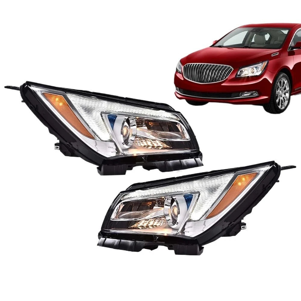 Halogen Headlights w/ LED DRL for Buick Lacrosse (2014–2016) Left & Right