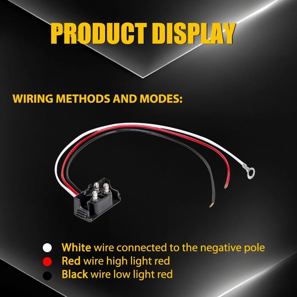 2Pcs Red LED Trailer Truck Stop/Turn/Tail Brake Lights for Truck