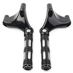 Black Rear Passenger Footrest Peg Mount for Harley Sportster XL883 XL1200 (2004-2013)