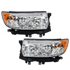 Headlight Assembly Set for Subaru Forester (2006–2008) Left+Right Halogen