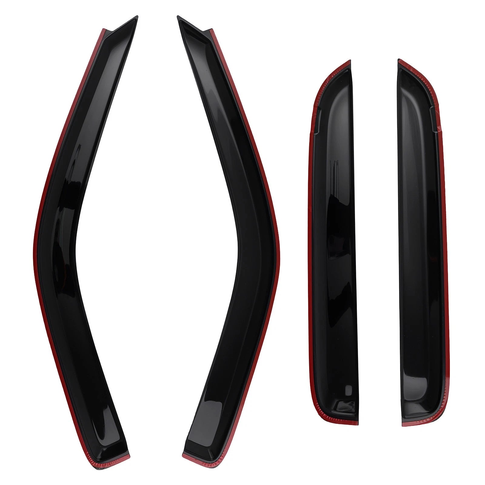 Set of 4 Wind Deflector Window Visors for Honda CR-V (1997–2001) Black
