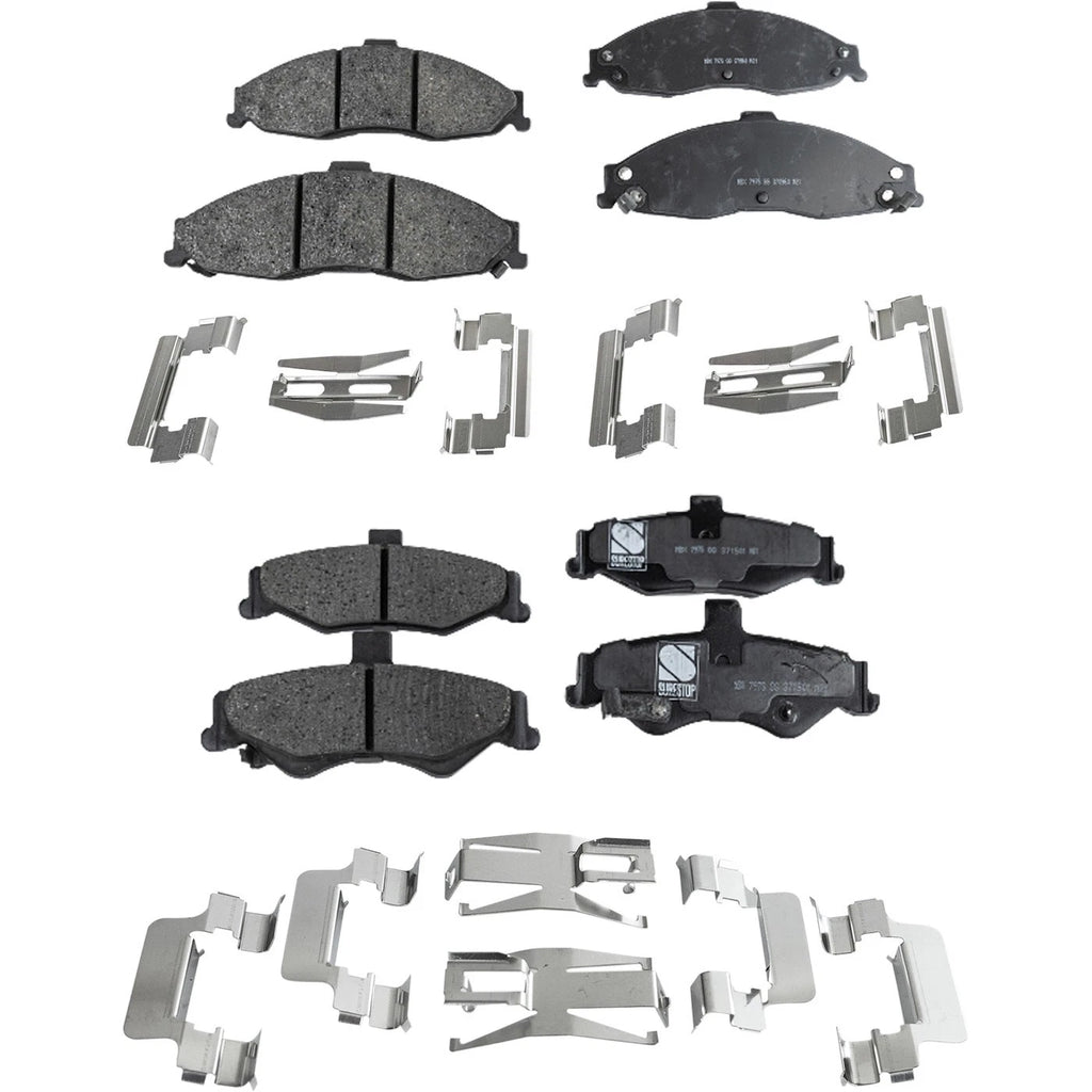 Set of 4 Ceramic Brake Pads for Chevrolet Camaro (1998–2002)
