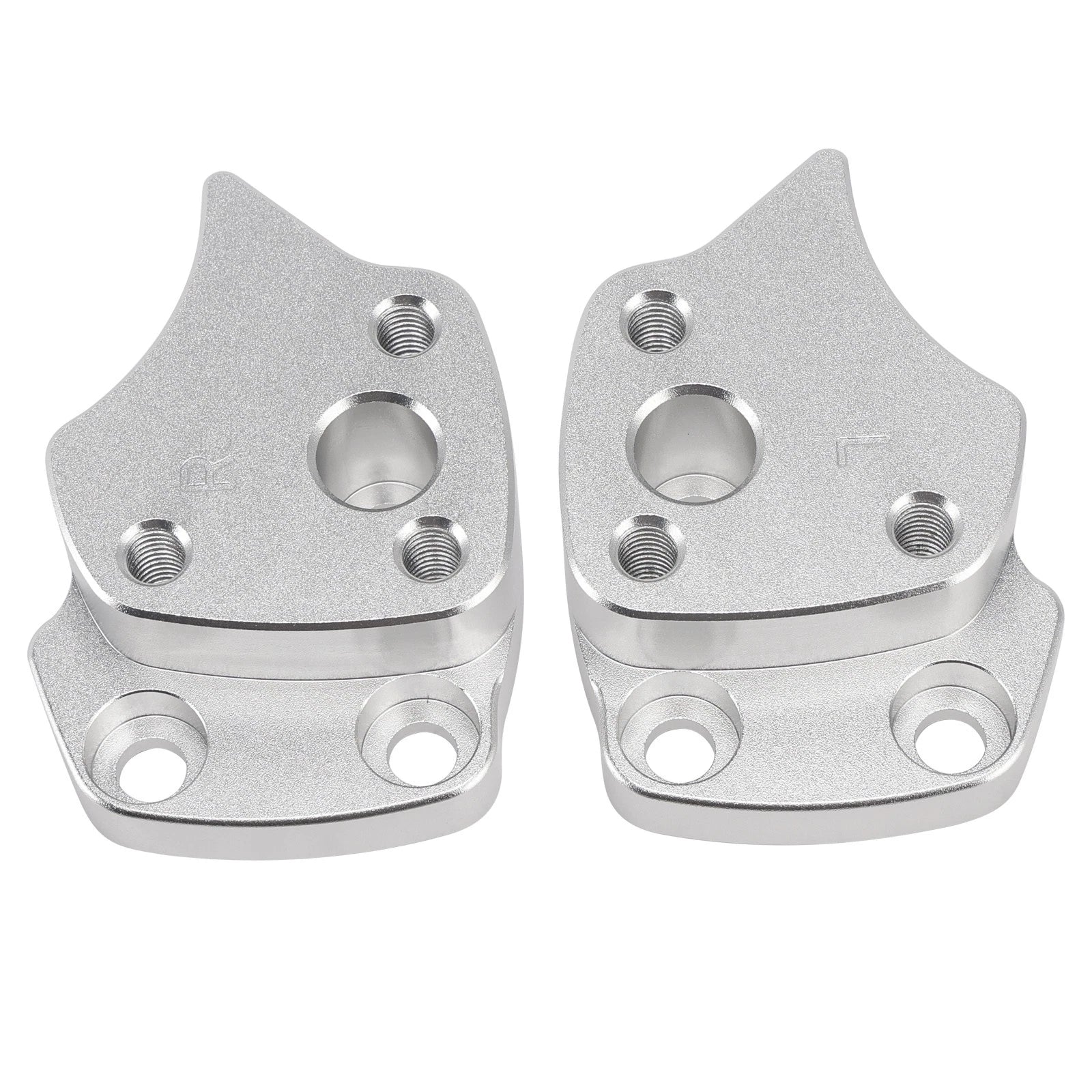 25mm Aluminum Handlebar Risers for Yamaha FJR1300 (2001–2005) Silver
