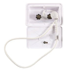 Outdoor Faucet Shower Box Kit for RV Camper Trailer White