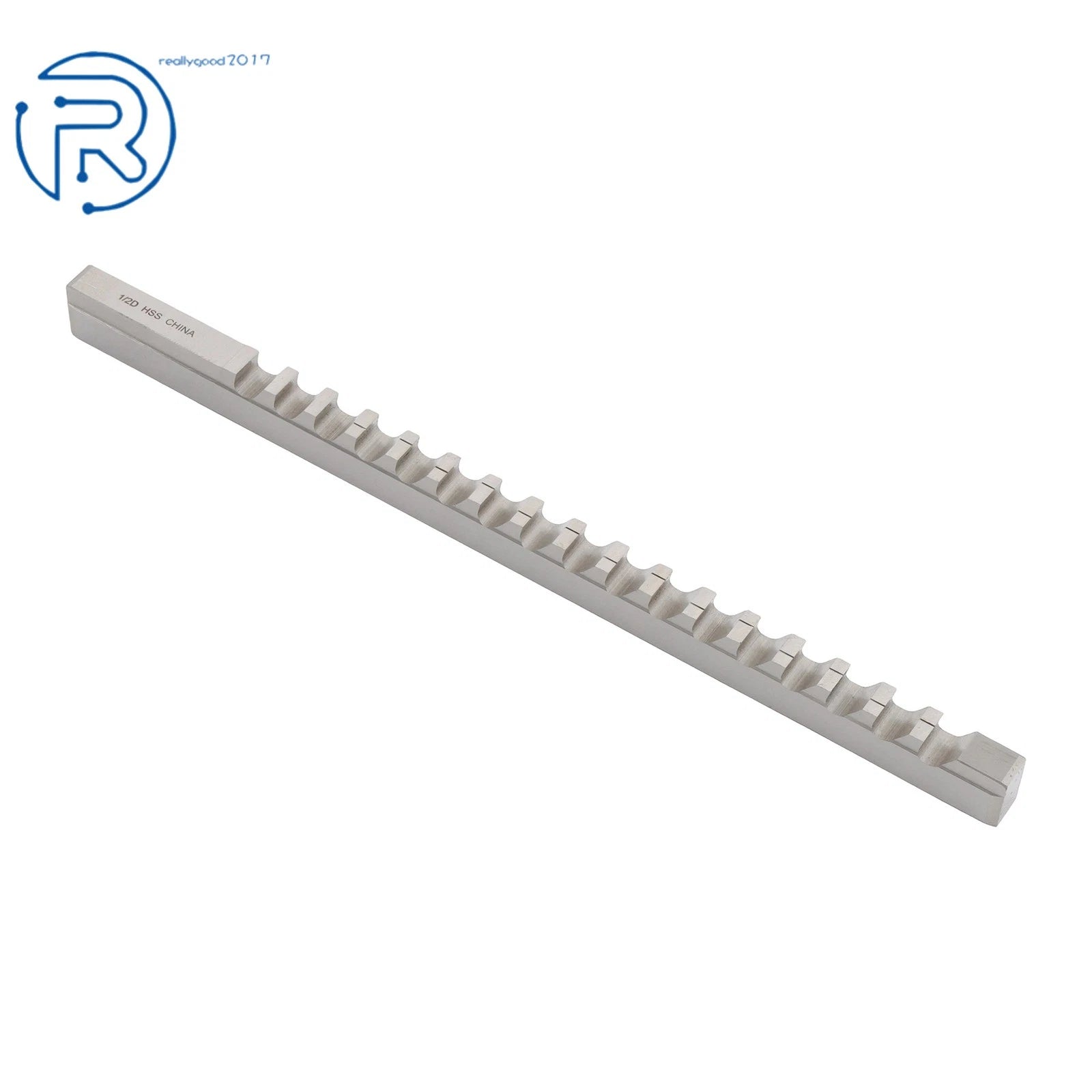 D Style HSS Standard Keyway Broach for CNC Machines (1/2" 9/16" × 13-7/8")