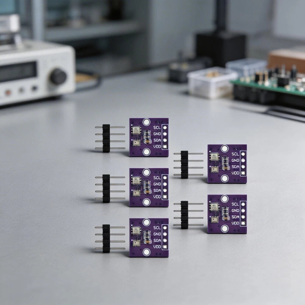 AHT20 for BMP280 Environmental Monitoring Module (Real Time Data Acquisition)