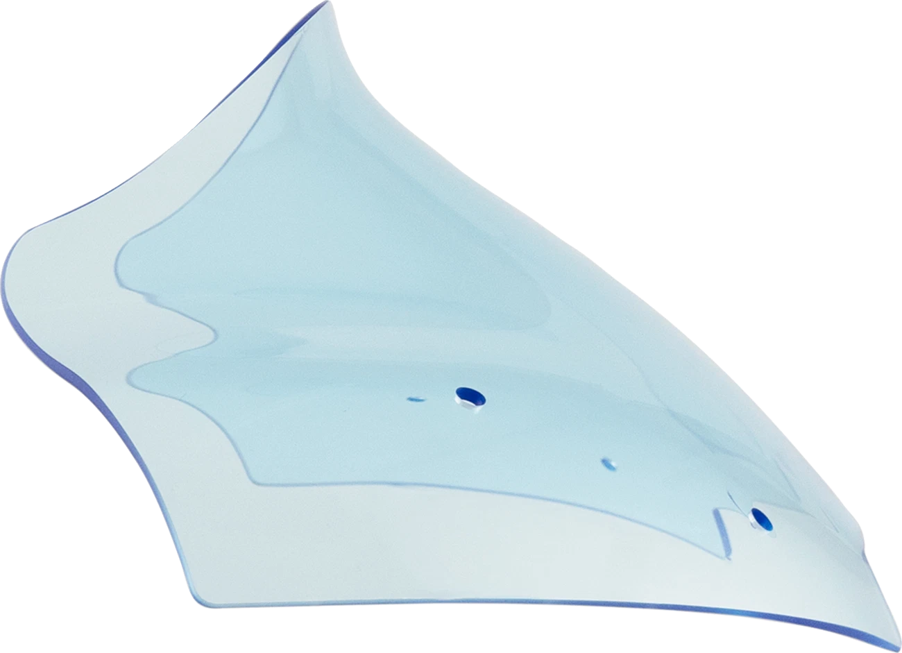 Klock Werks 10" Kolor Flare Windshield for FLTR (KWW-01-0714) - Blue Ice