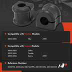 Rear Sway Bar Bushing for Toyota Corolla, Matrix (2003–2010) Pontiac
