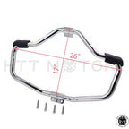 Chrome Engine Guard Crash Bar for Harley Sportster SuperLow XL883L (2004–2017)