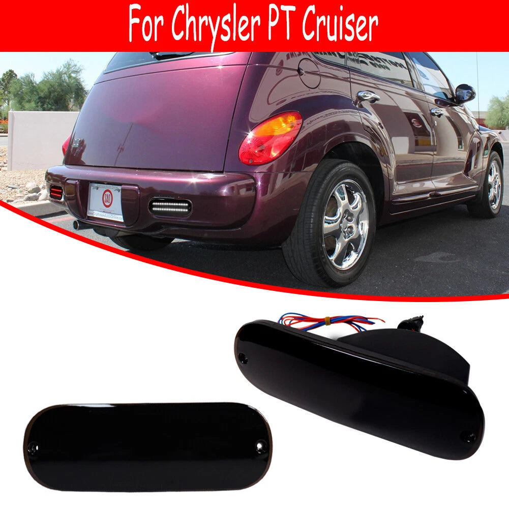 LED Rear Bumper Tail Brake Lights for Chrysler PT Cruiser (2001–2005)