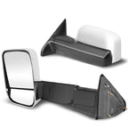 Chrome Manual Flip-Up Side Towing Mirror for Dodge Ram 1500-5500 (2009–2016)