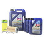Oil Change Kit for Mercedes M119 (8L Liqui Moly Leichtlauf 5W40)