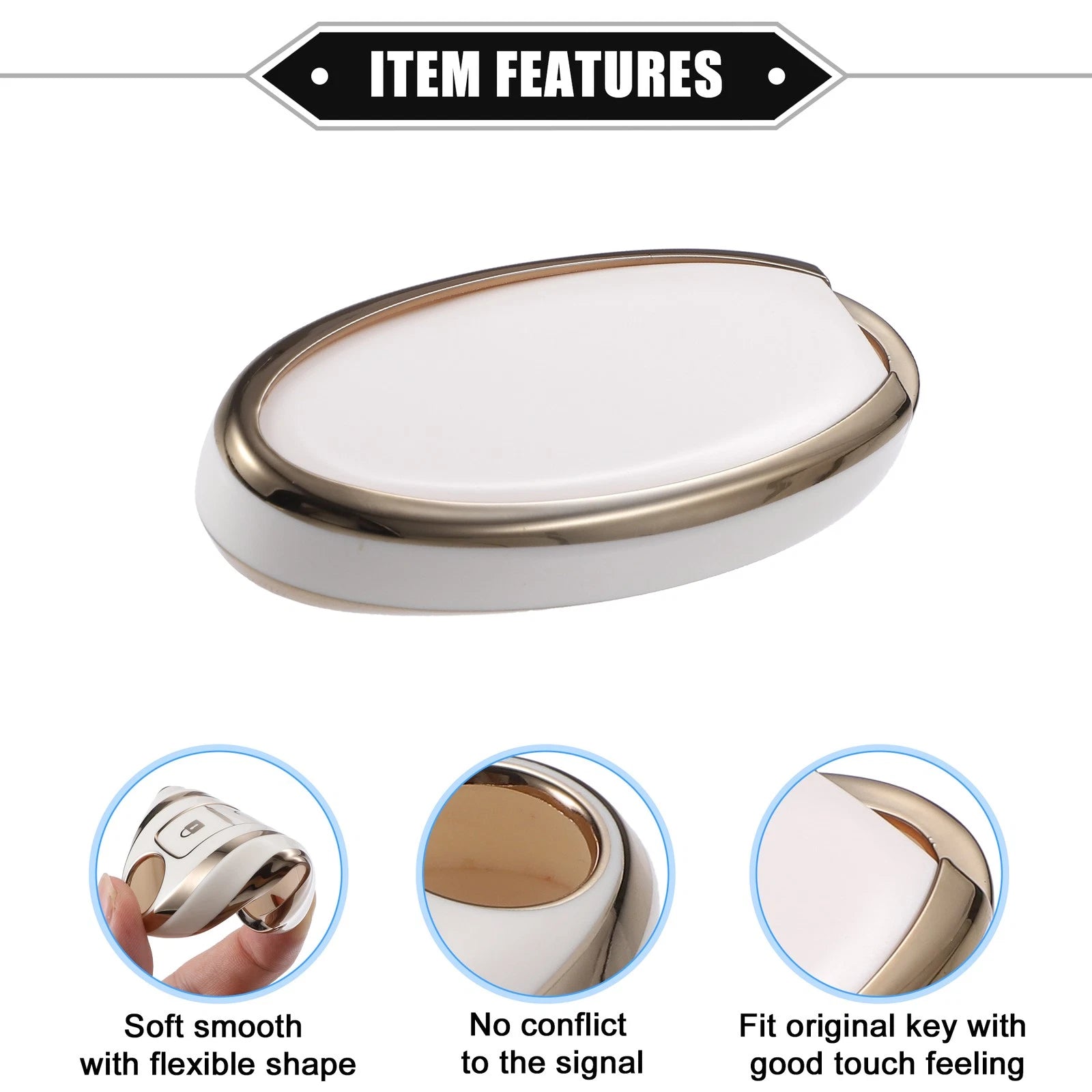 3 Button Keyless Key Fob Shell Cover Case for Nissan Altima Rogue (2013–2023)