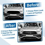 Front Bumper Grille for Mercedes-Benz GLA-Class AMG Body Styling Black