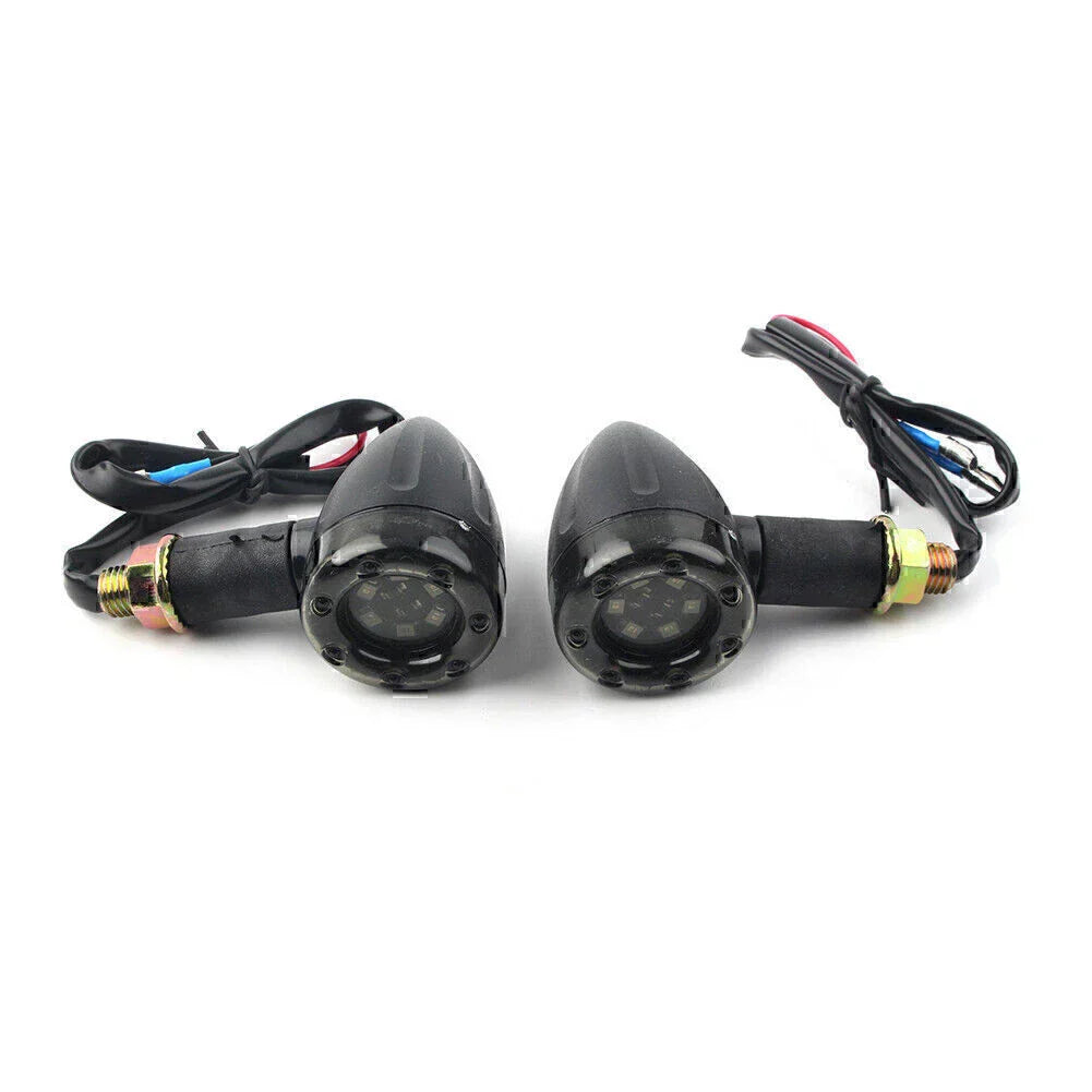 8mm Universal Motorcycle LED Turn Signal Lights for Harley
