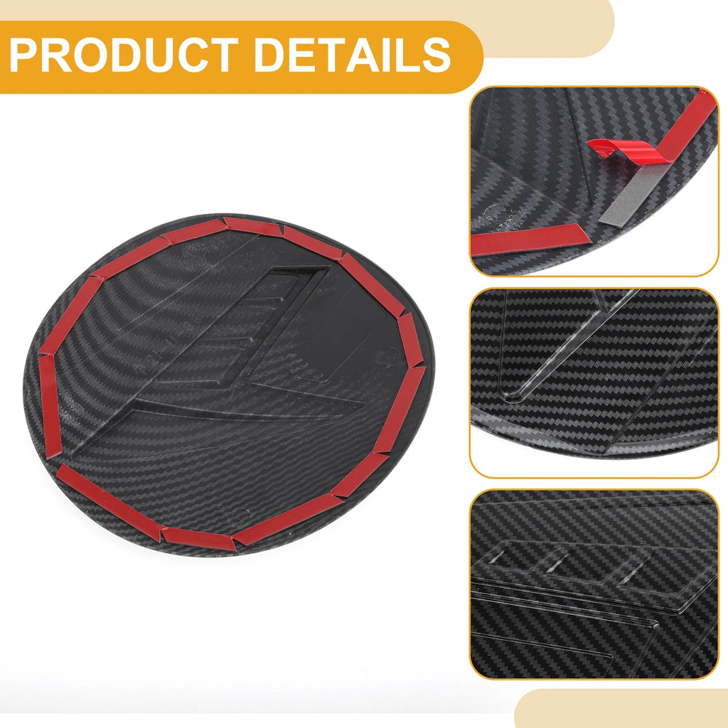 Fuel Tank Door Cap for Subaru Outback (2021–2025) Carbon Fiber Black