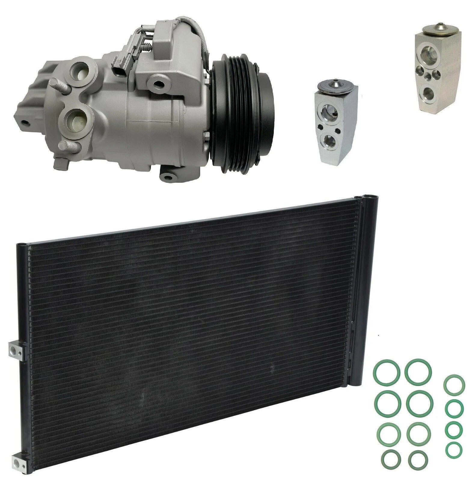 AC Compressor Kit with Condenser for Lincoln Navigator 3.5L (2015-2017)