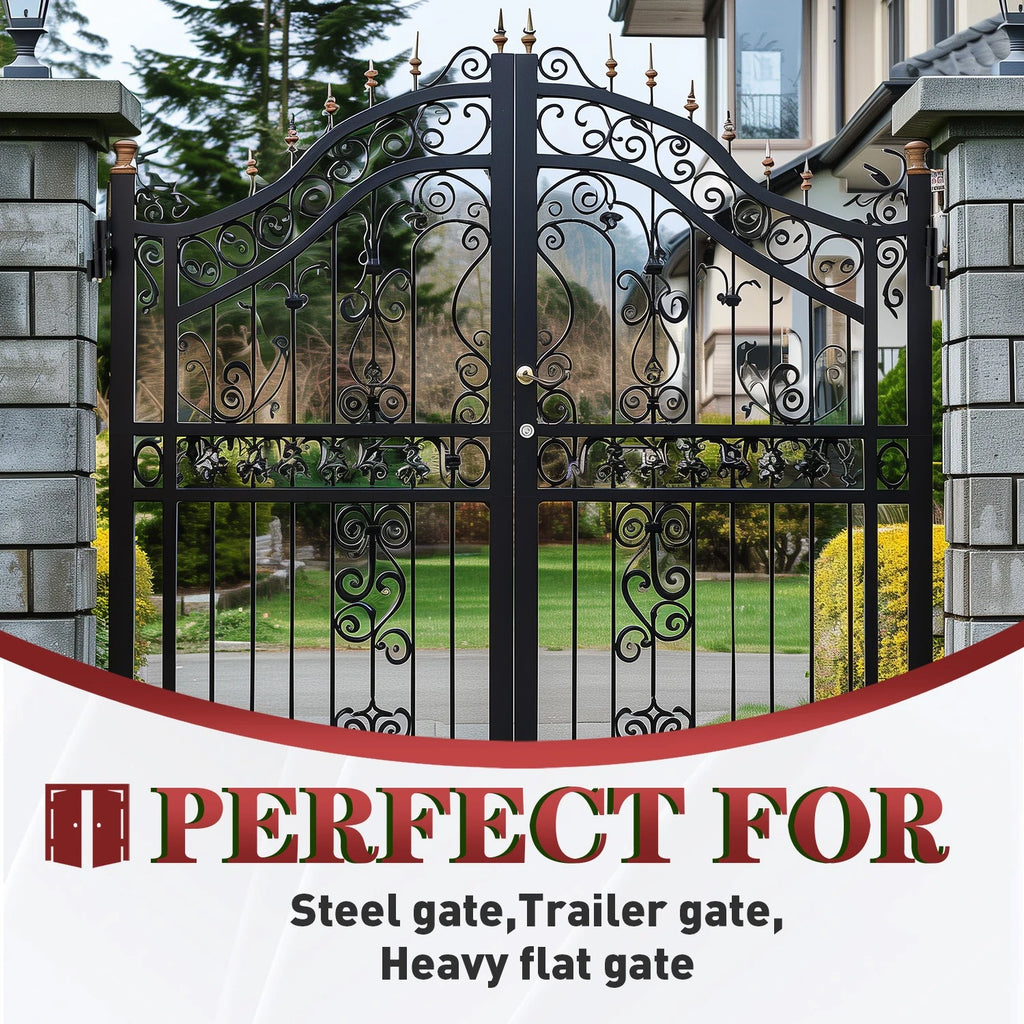 Set of 4 Heavy Duty 7" Barrel Hinges for Metal Gates and Doors
