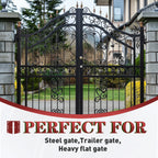 Set of 4 Heavy Duty 7" Barrel Hinges for Metal Gates and Doors