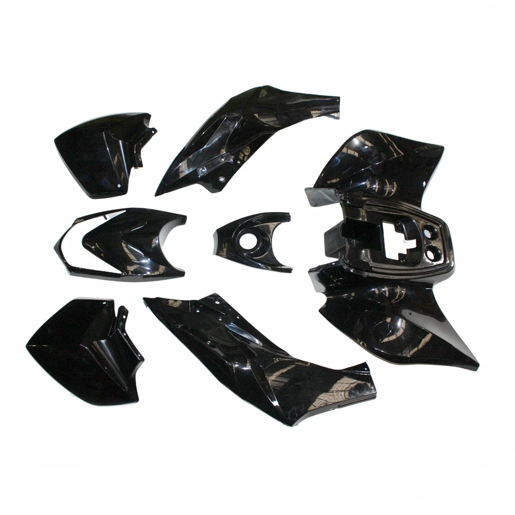 BLACK Plastics Fender Guards Cover for 125cc TIGER Quad Dirt Bike ATV