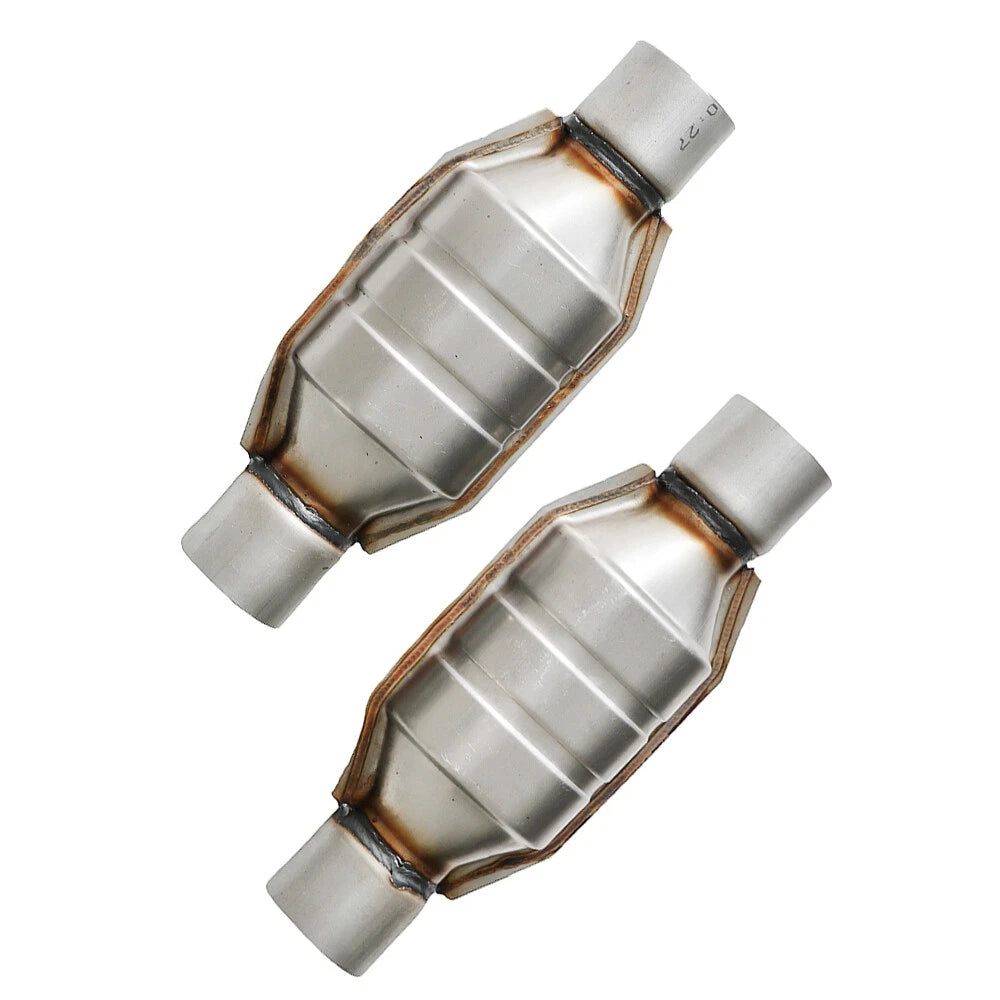 2X 2.5" Universal Catalytic Converter for Chevy Silverado 1500 