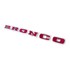 Chrome Bronco Grille Letter Emblem Set for 1966–1977 Ford Bronco