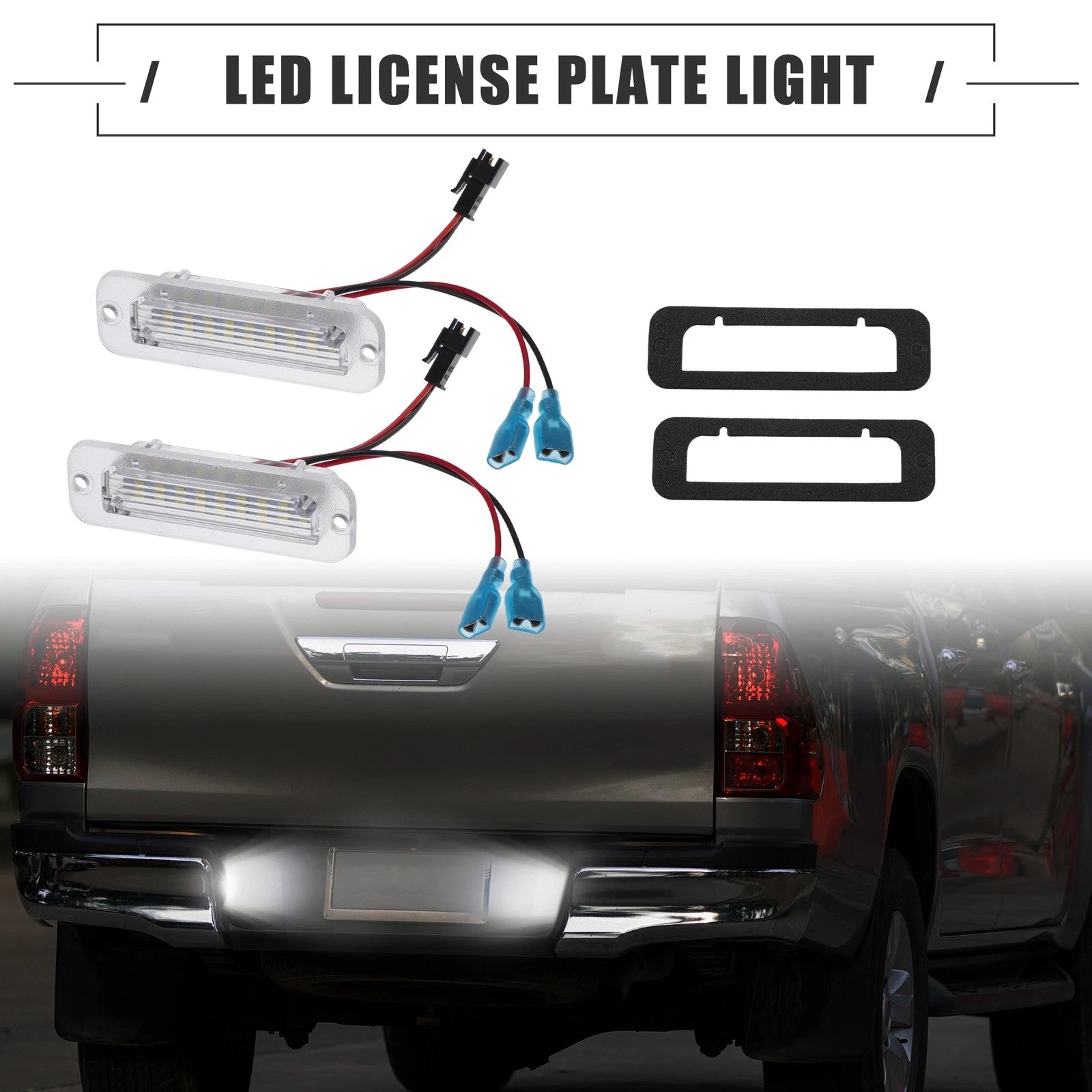 2pcs LED License Plate Light for Mercedes-Benz G500 (2013–2021) No.A4639060046